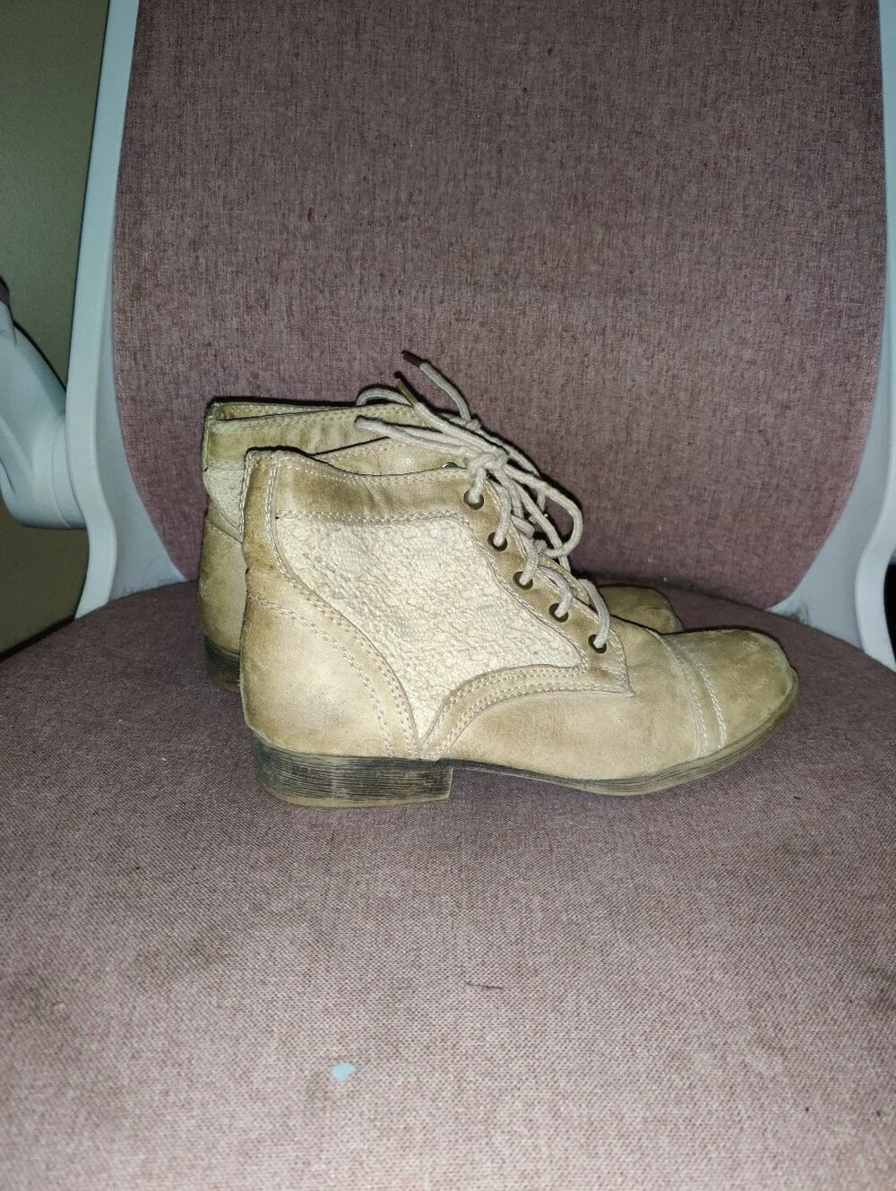 Mossimo Tan Ankle Boots Size 6